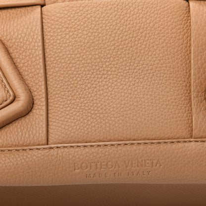 Bottega Veneta Grained Calfskin Maxi Intrecciato Arco 33 Caramel 10 of 10