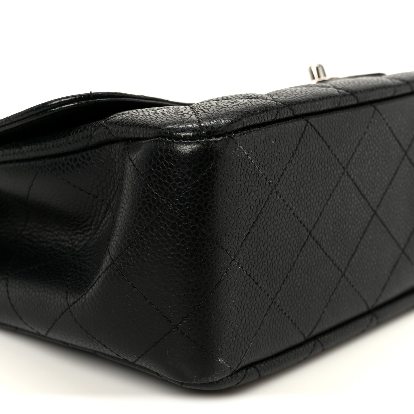 Caviar Quilted Jumbo Single Flap Black
