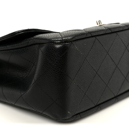 Chanel Caviar Quilted Jumbo Single Flap Black 10 of 11