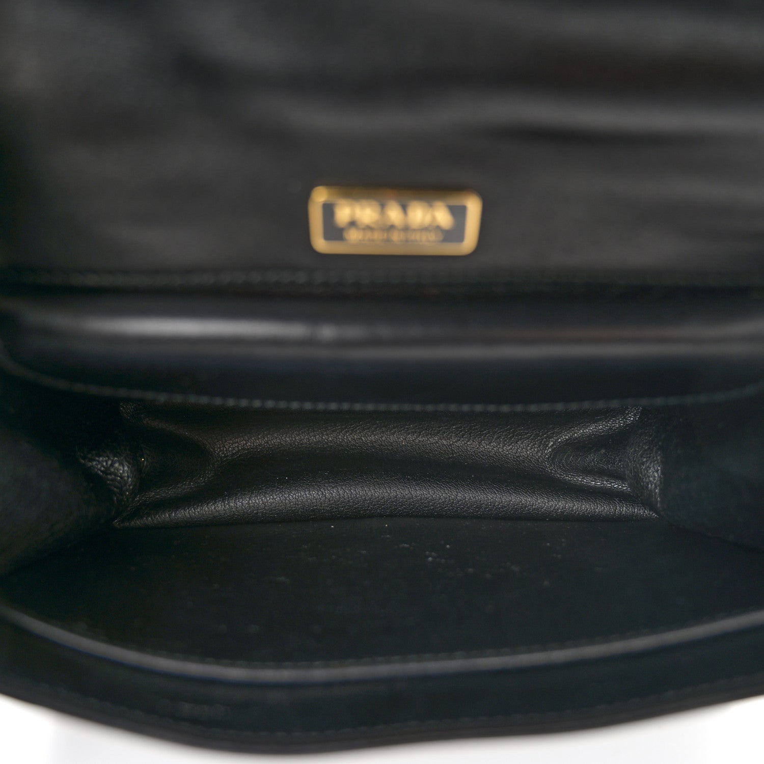 Prada City Calf Saffiano Animalier Cahier Bag Black 5 of 13
