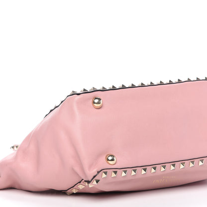 Valentino Garavani Vitello Small Rockstud Tote Pop Gardenia 6 of 9