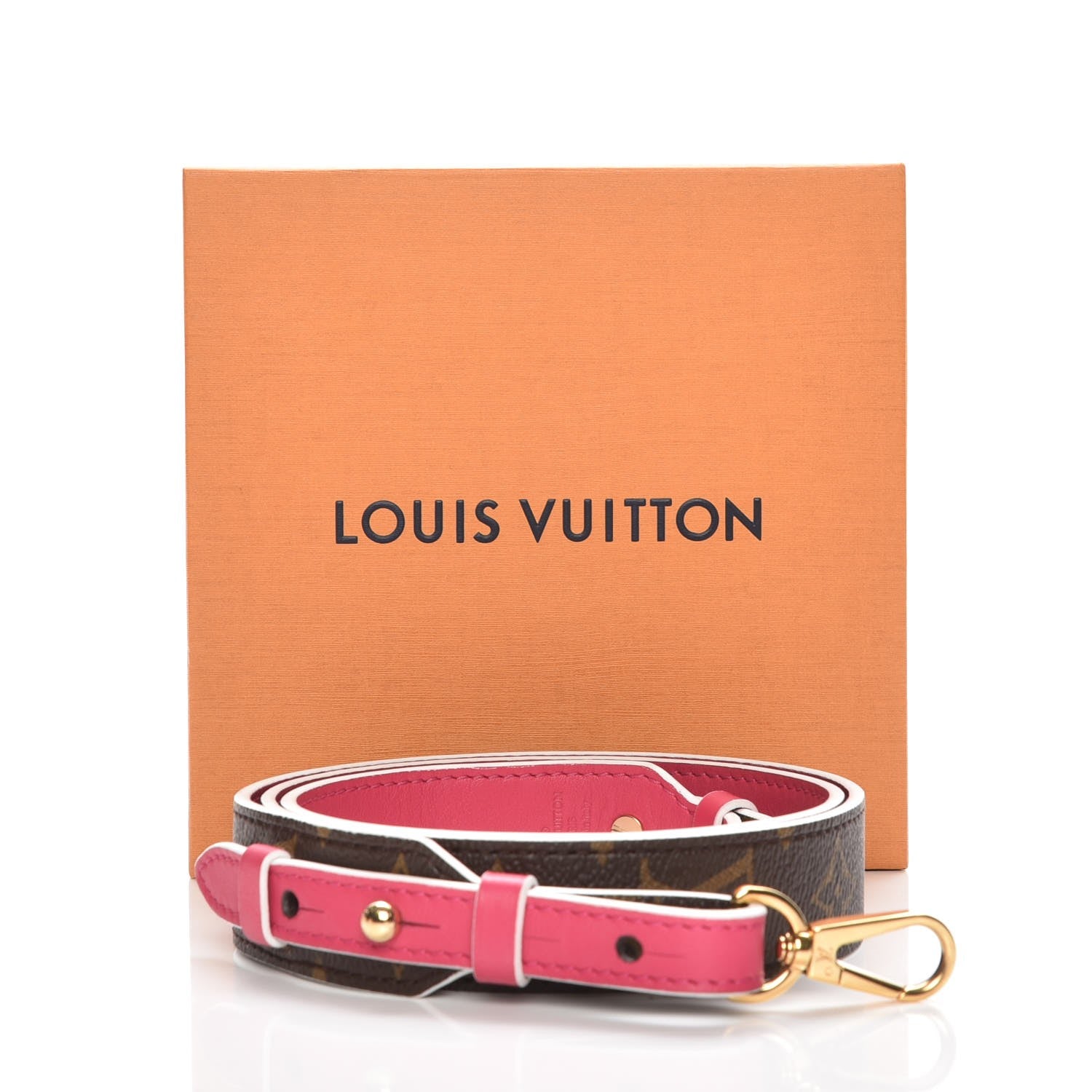 Louis Vuitton Monogram Bandouliere Shoulder Strap Hot Pink 5 of 5
