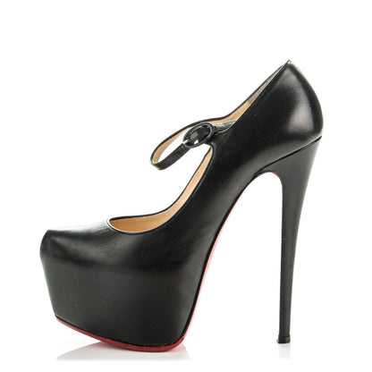 Christian Louboutin Kid Lady Daf 160 Pumps 38 Black 1 of 8