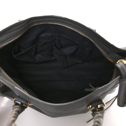 Balenciaga Chevre Gold Metallic Edge Hardware S City Gris Acier 6 of 13