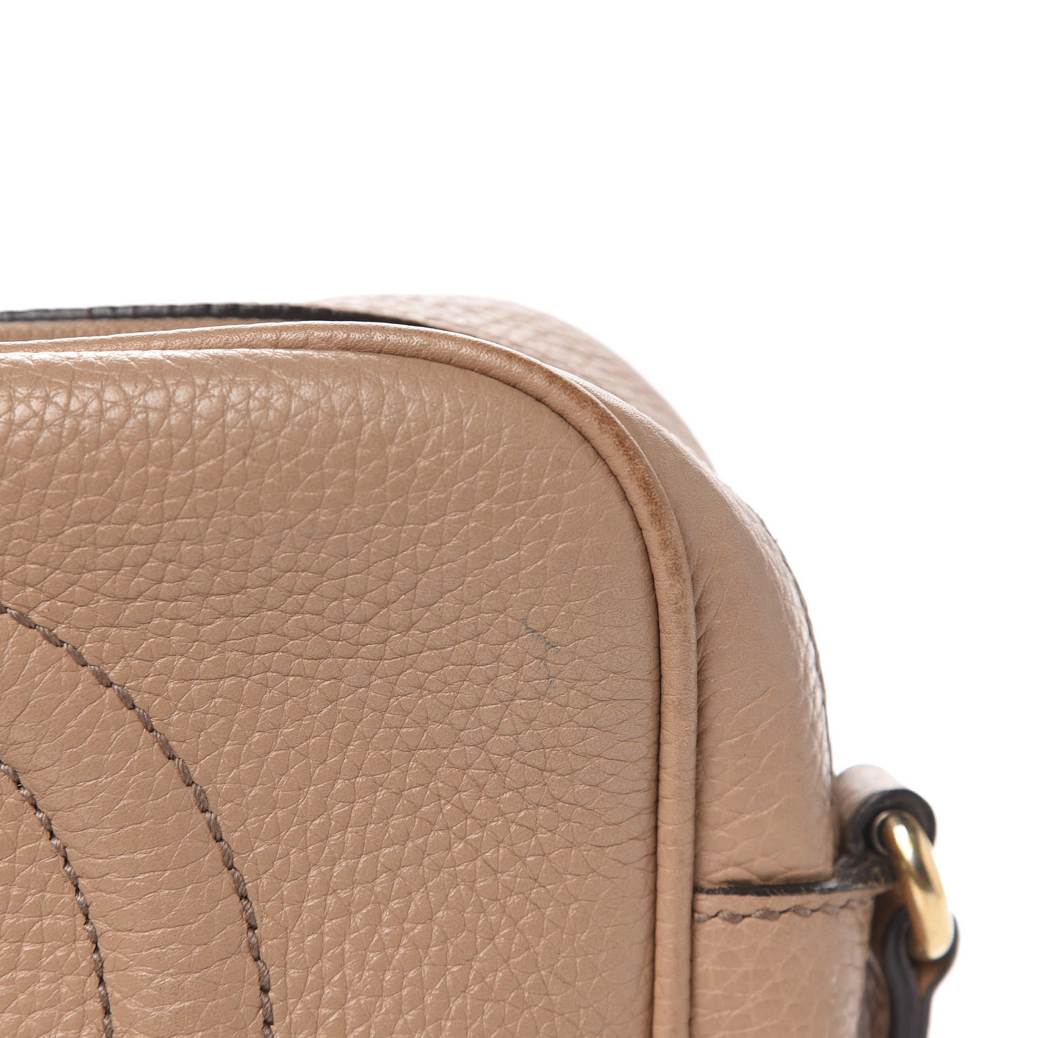 Gucci Pebbled Calfskin Small Soho Disco Bag Rose Beige 10 of 16