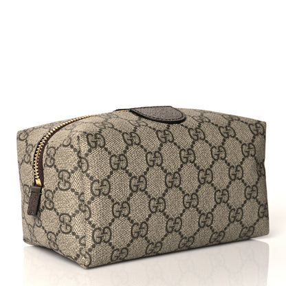 Gucci Soft GG Supreme Monogram Calfskin Medium Ophidia Cosmetic Case Beige Ebony New Acero 3 of 13