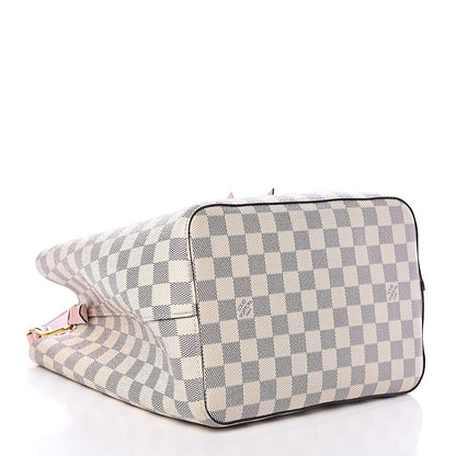Louis Vuitton Damier Azur Neonoe MM Eau De Rose 4 of 9