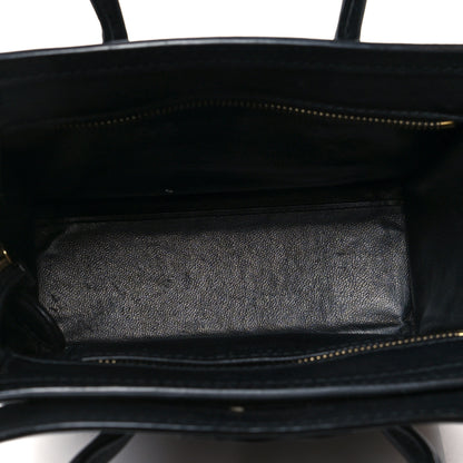 Celine Smooth Calfskin Nano Luggage Black 5 of 13