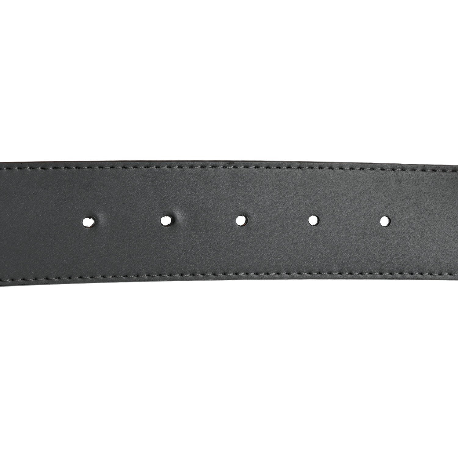 Louis Vuitton Calfskin Monogram Eclipse LV Initiales Reversible Belt 110 44 7 of 9