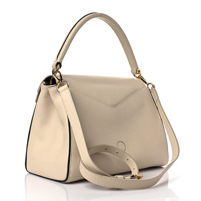 Louis Vuitton Grained Calfskin Monogram Double V Creme 3 of 9