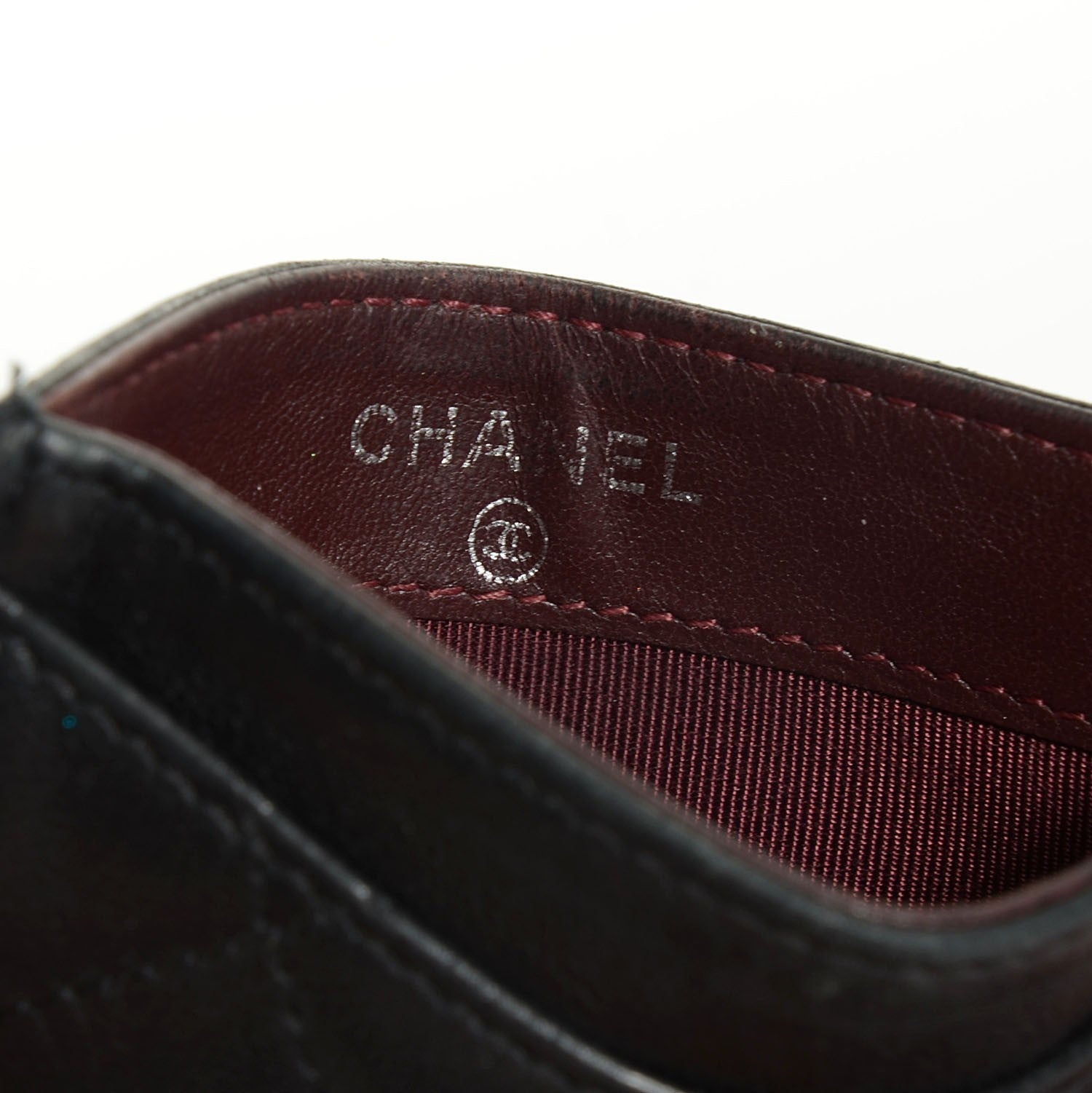 Chanel Lambskin Quilted Card Holder Black 6 of 8