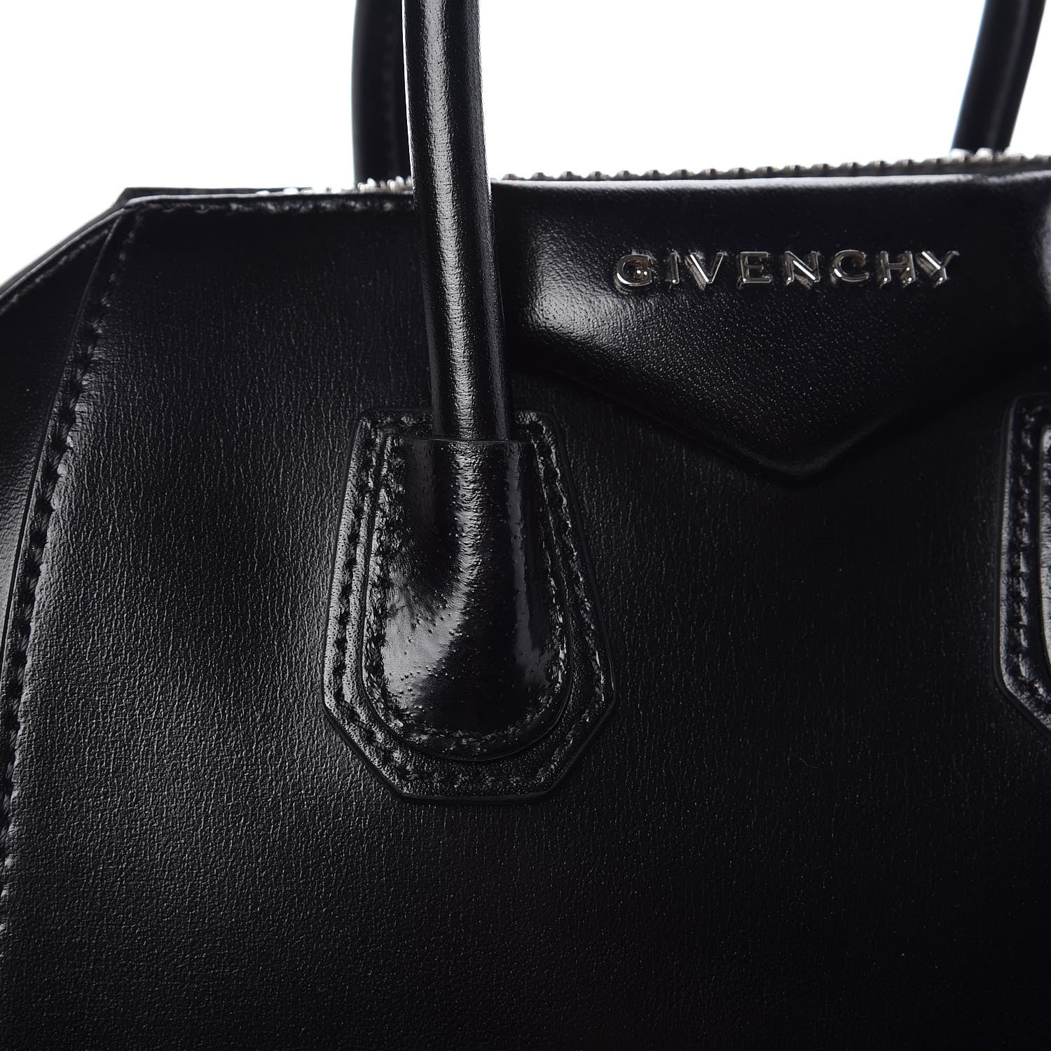 Givenchy Shiny Lord Calfskin Mini Antigona Black 9 of 11