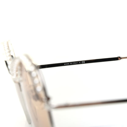 Chanel Metal Pearl Sunglasses 4246-H Silver Beige 6 of 8