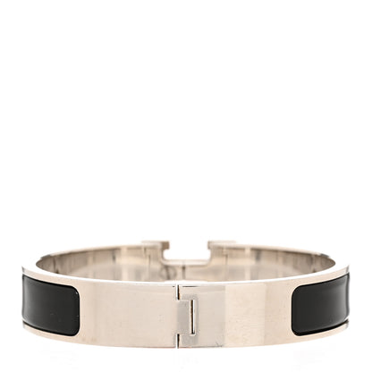 Hermes Enamel Narrow Clic Clac H Bracelet PM Black 3 of 5