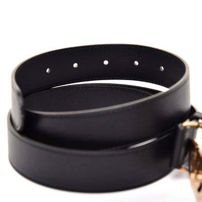 Gucci Calfskin Double G 30mm Belt 95 38 Black 6 of 6
