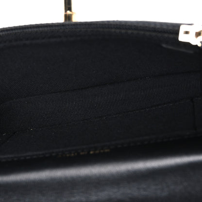 Chanel Lambskin Crystal Quilted Trendy CC Flap Phone Holder With Chain Black 4 of 11