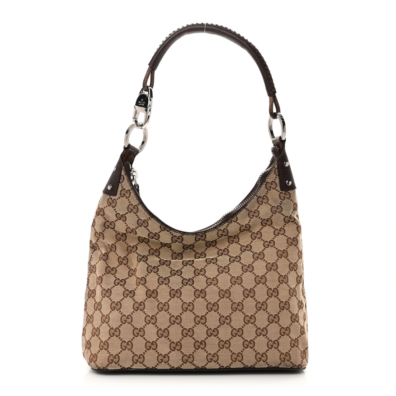Gucci Monogram Shoulder Bag Dark Brown 1 of 11