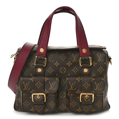 Louis Vuitton Monogram Manhattan NM Raisin 1 of 8