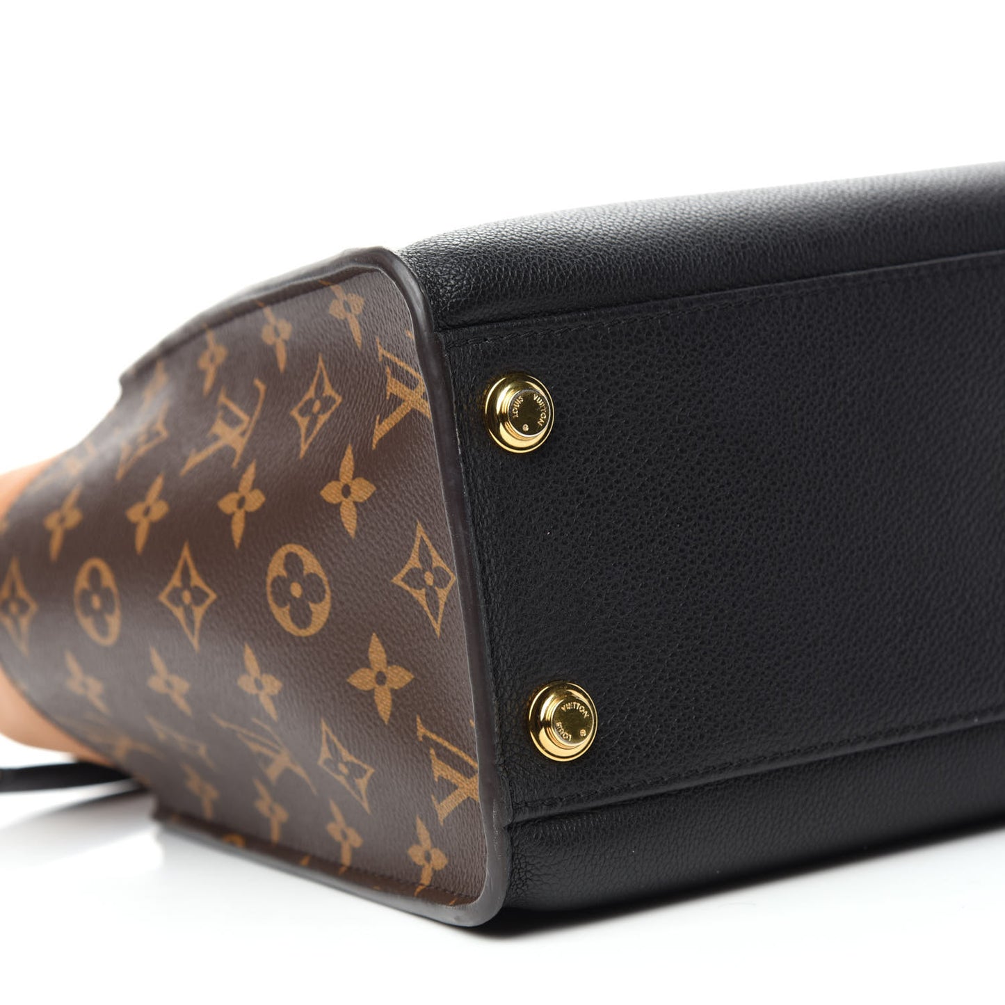 Calfskin Monogram On My Side Black