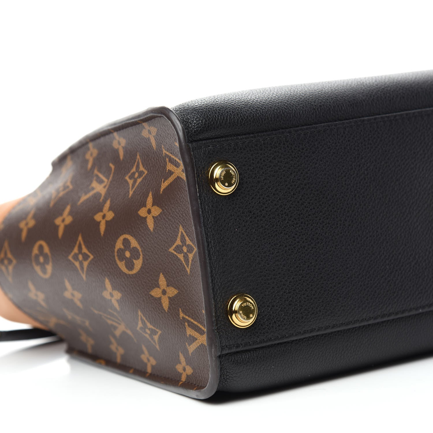 Louis Vuitton Calfskin Monogram On My Side Black 6 of 10