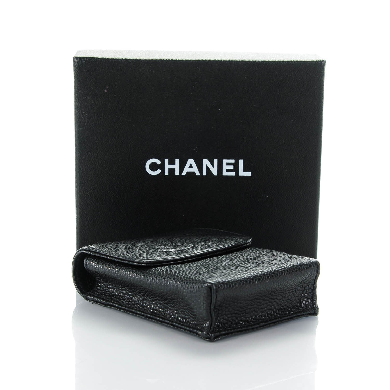 Chanel Caviar Cigarette Case Black 4 of 8