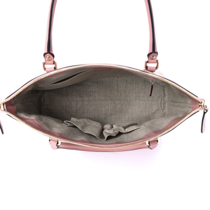 Gucci Soft Microguccissima Large Dome Satchel Soft Pink 5 of 11