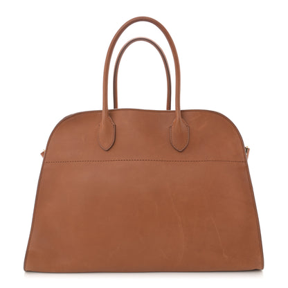 The Row Polished Saddle Calfskin Soft Margaux 15 Cuir 1 of 11