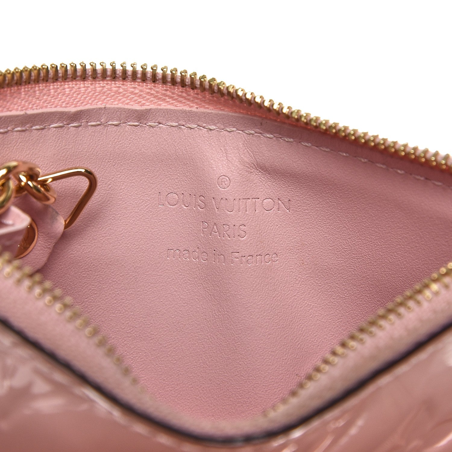 Louis Vuitton Vernis Key Pouch Rose Ballerine 6 of 7