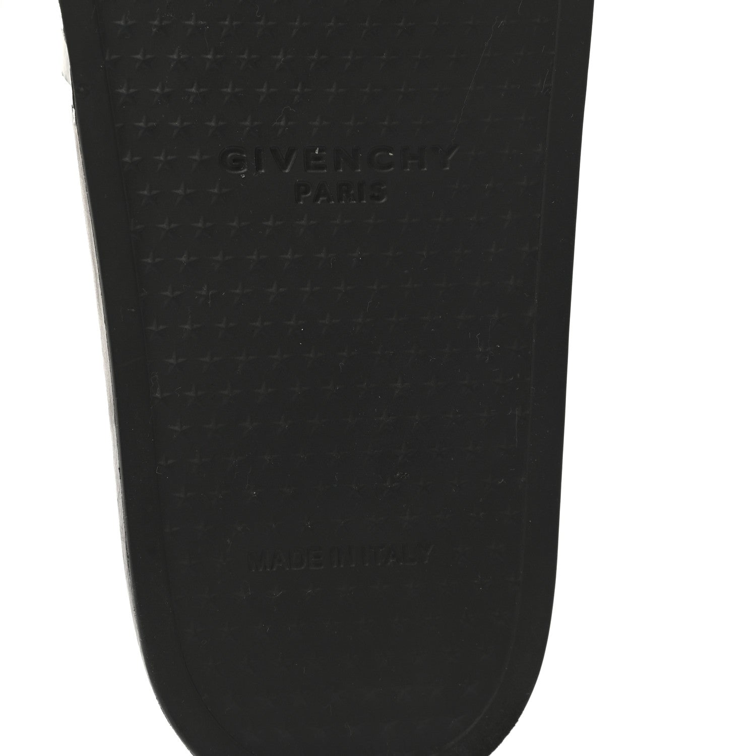 Givenchy Rubber Crocodile Embossed Logo Pool Slide Sandals 37 Black 6 of 9