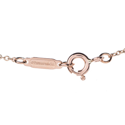 Tiffany 18K Rose Gold Mini Bow Pendant Necklace 6 of 6
