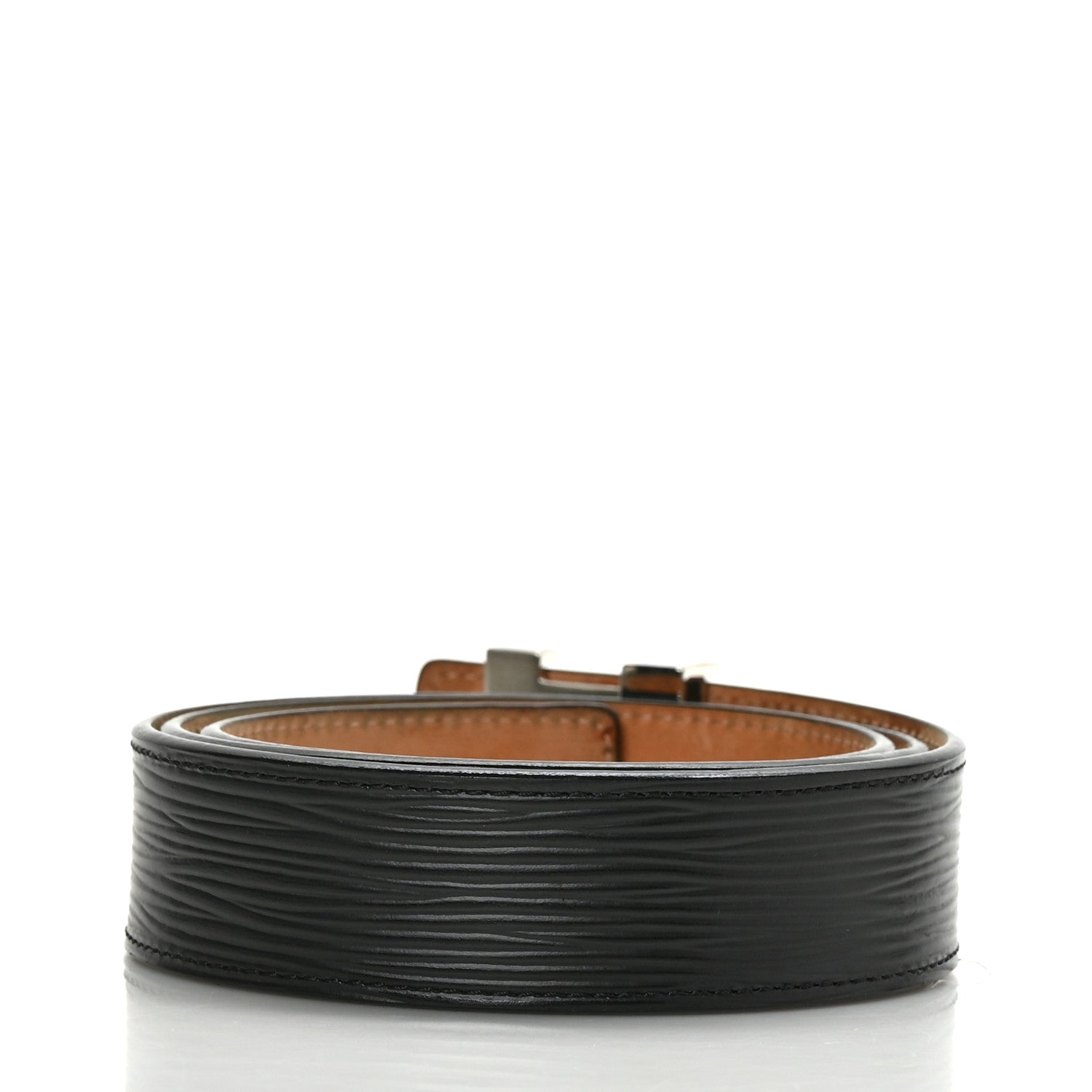 Louis Vuitton Epi 30mm LV Initiales Belt 80 32 Black 2 of 10