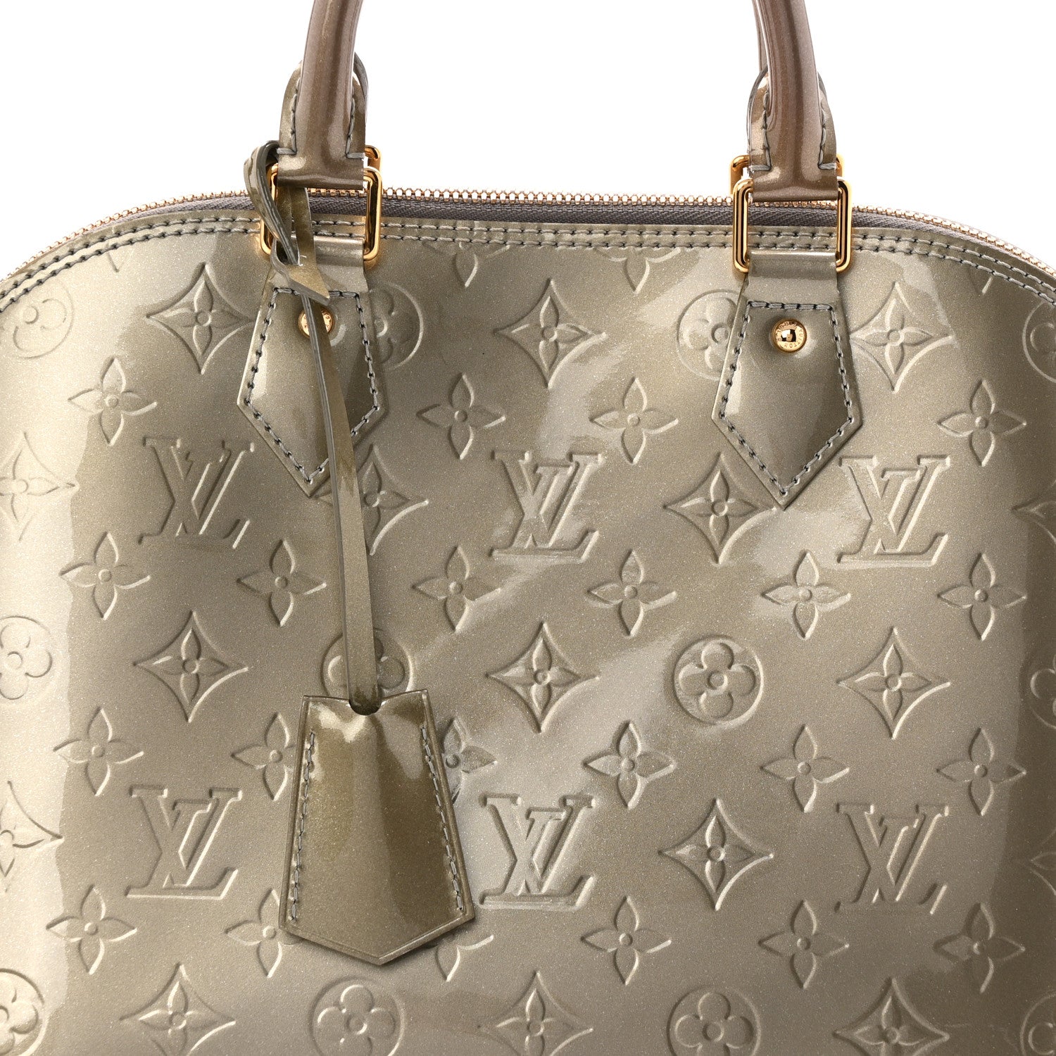 Louis Vuitton Vernis Alma PM Gris Art Deco 7 of 9