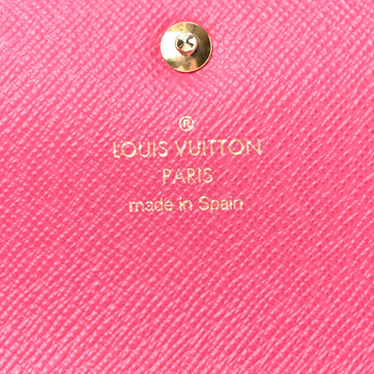 Louis Vuitton Monogram Bloom Flower Emilie Wallet Fuchsia 6 of 13