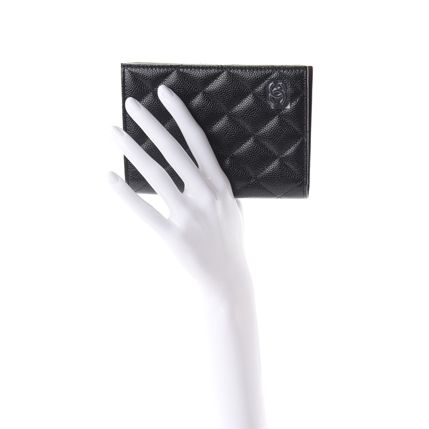Chanel Caviar Quilted Passport Holder Black 2 of 10