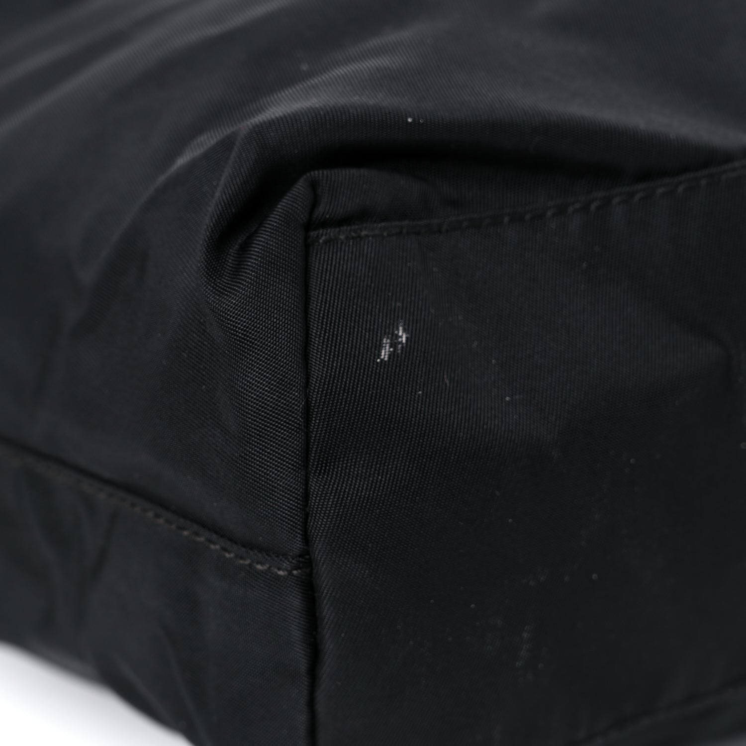 Prada Nylon Vela Grommet Tote Black 10 of 15