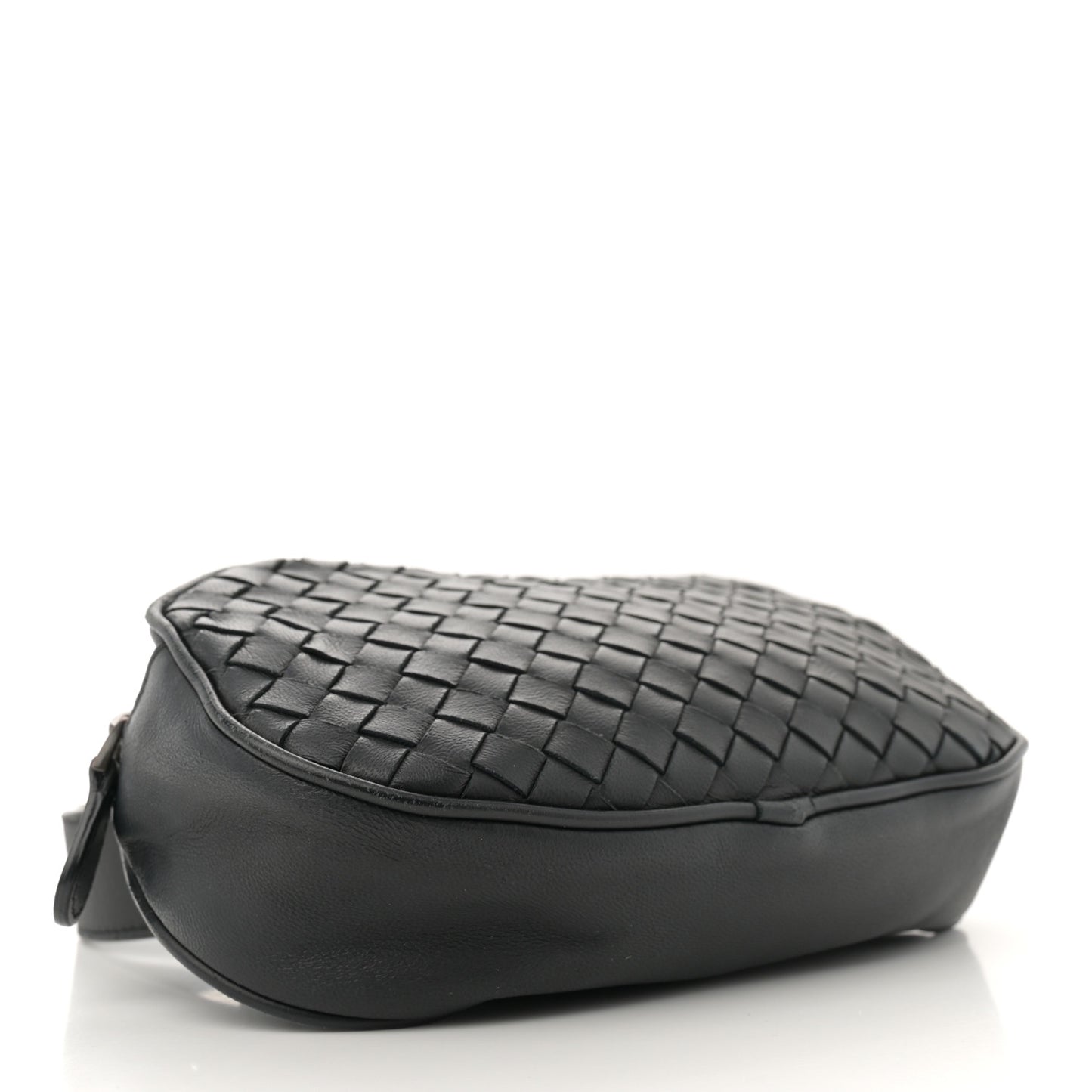 Nappa Intrecciato Belt Bag Black