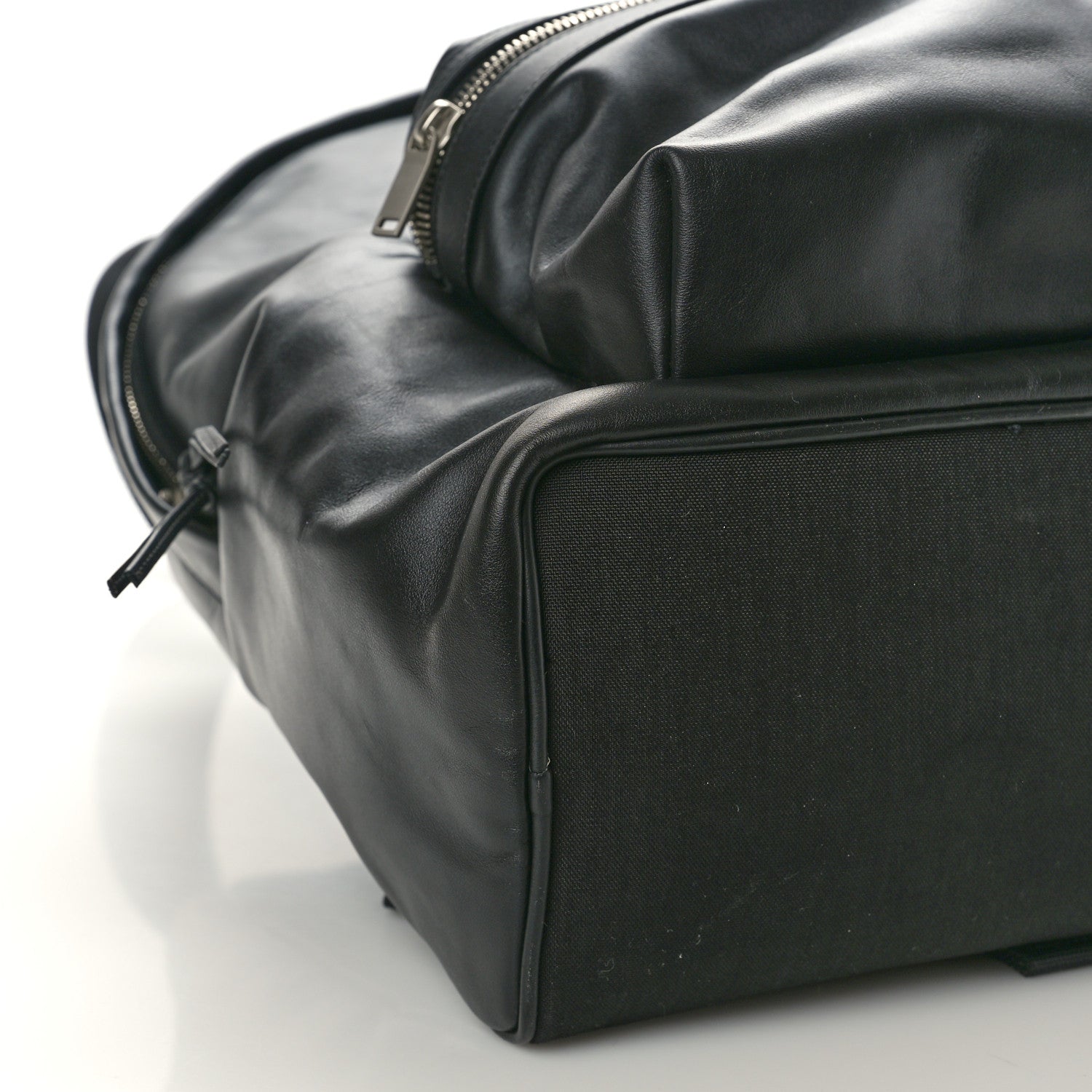 Saint Laurent Calfskin City Backpack Black 8 of 9