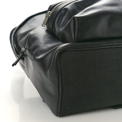 Saint Laurent Calfskin City Backpack Black 8 of 9