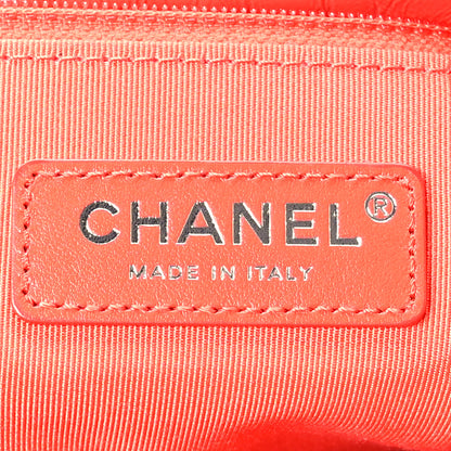 Chanel Aged Calfskin Quilted Medium Gabrielle Hobo Red 6 of 10