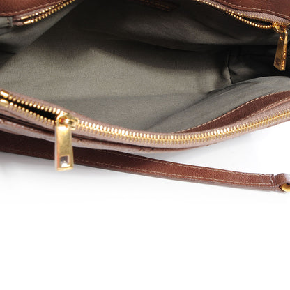 Marc Jacobs Lacquered Lambskin The Large Single Flap Taupe 9 of 10