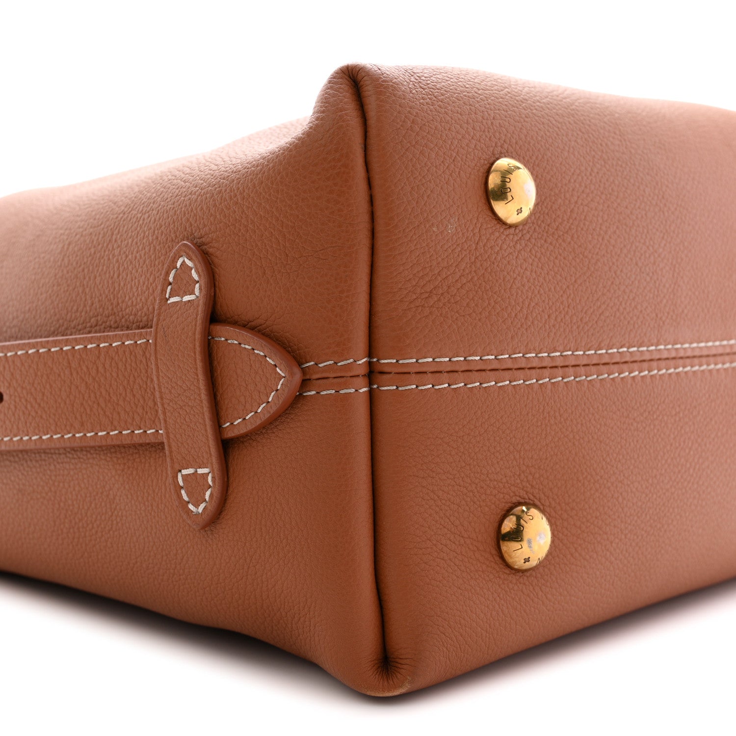 Louis Vuitton Grained Calfskin Low Key Hobo PM Cognac 9 of 15