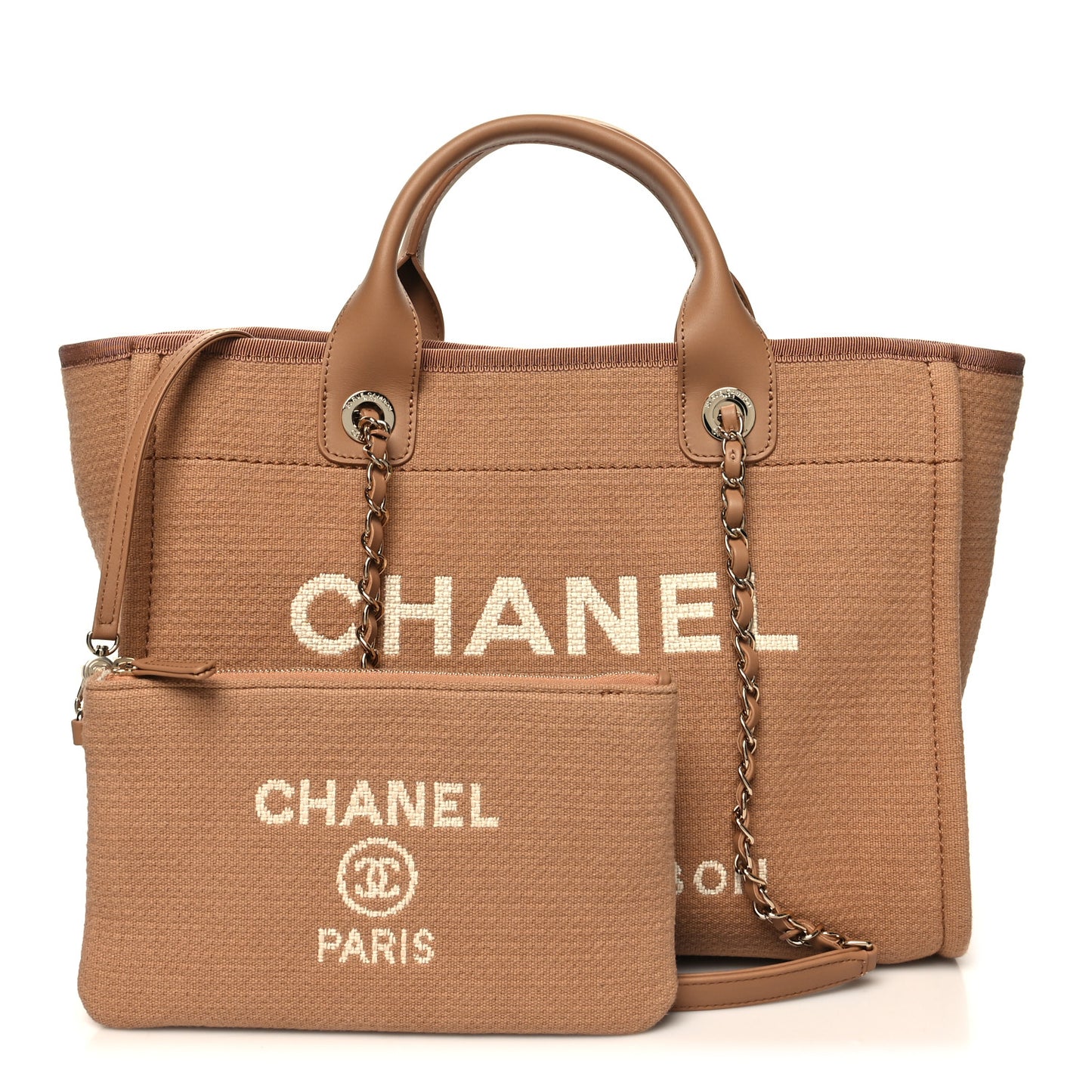 Mixed Fibers Small Deauville Tote Camel