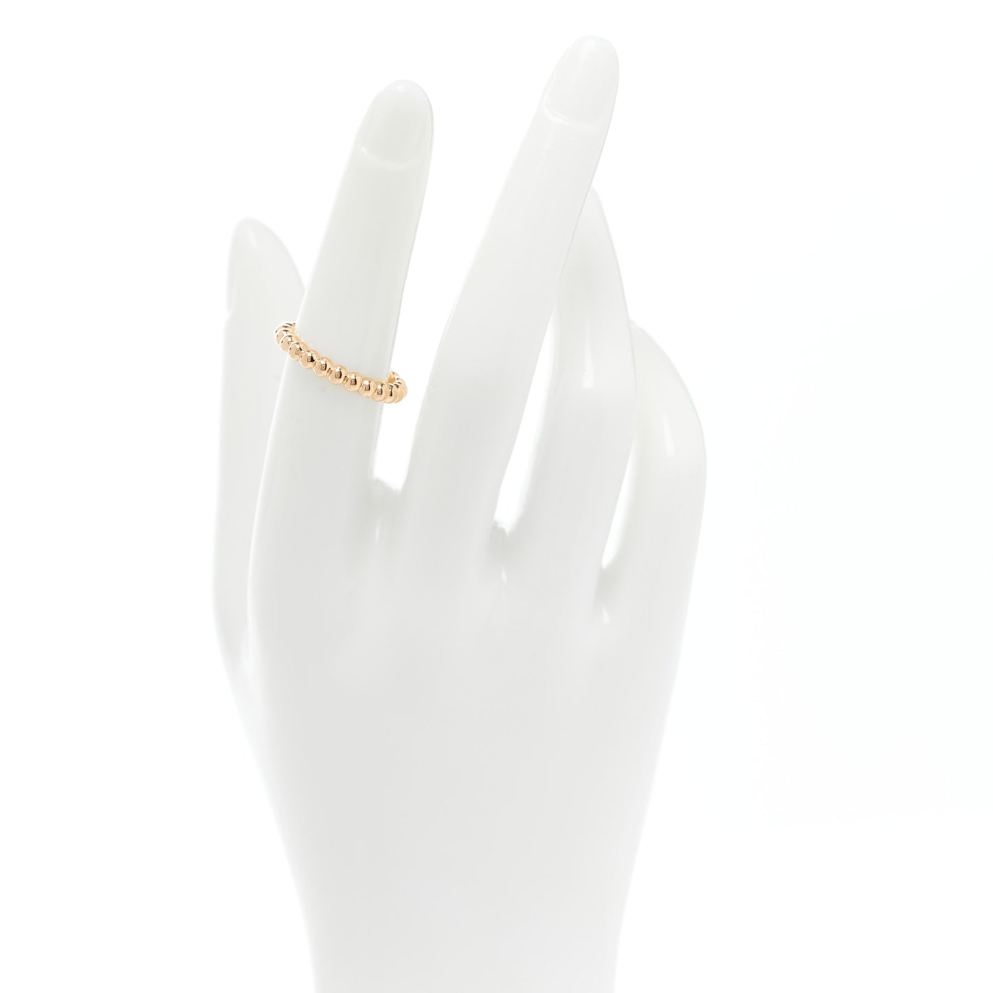 18K Rose Gold Medium Perlee Ring 52 6