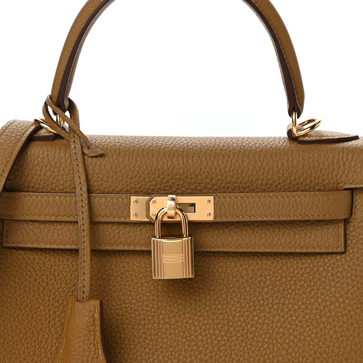 Hermes Togo Kelly Retourne 25 Bronze Dore 7 of 9