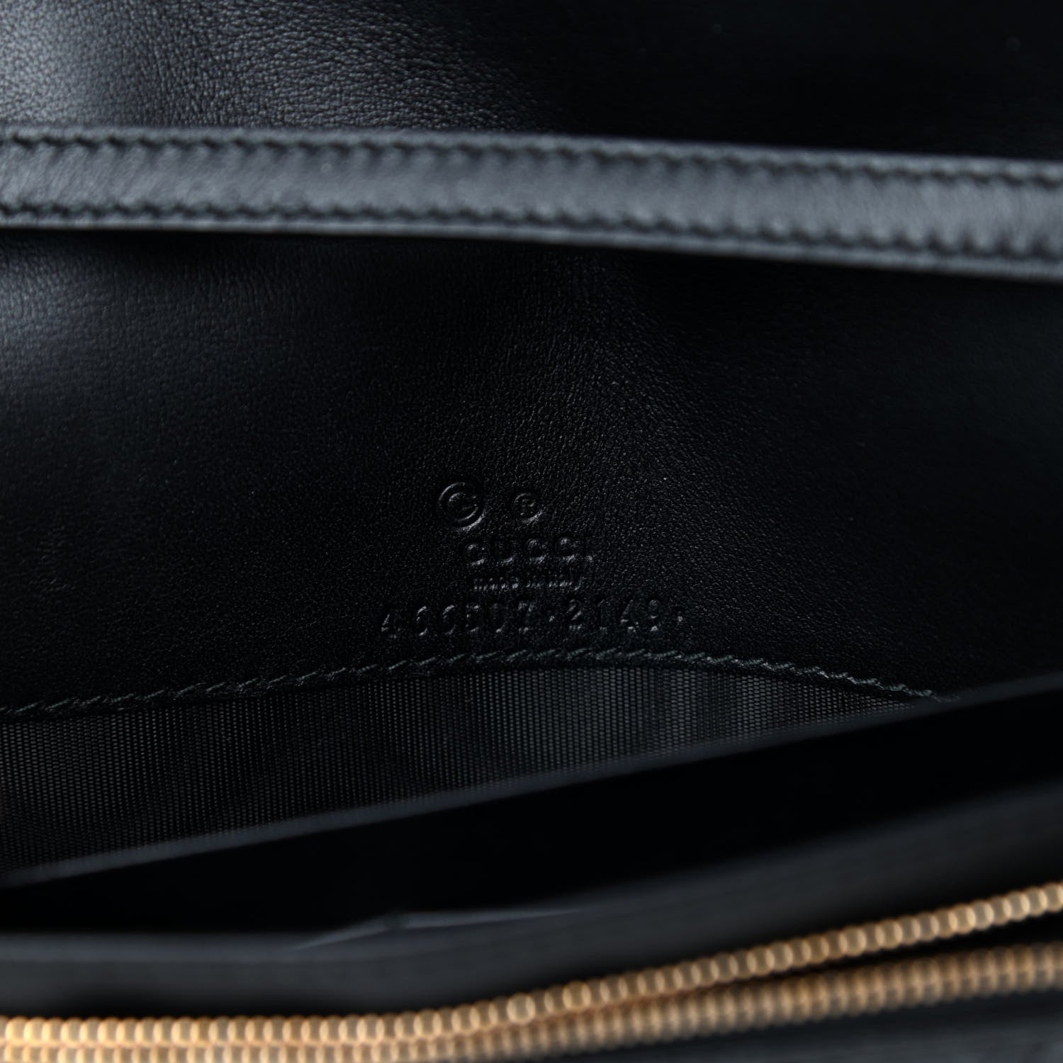 Gucci Microguccissima Crossbody Wallet Black 6 of 9