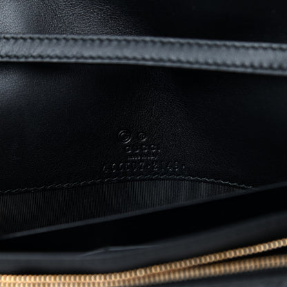 Gucci Microguccissima Crossbody Wallet Black 6 of 9