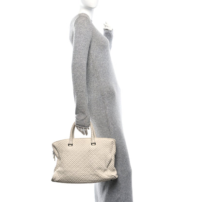 Bottega Veneta Nappa Bubble Quilted Tote Tote White 2 of 9