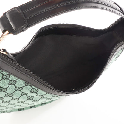 Gucci Monogram Half Moon Hobo Green 5 of 7