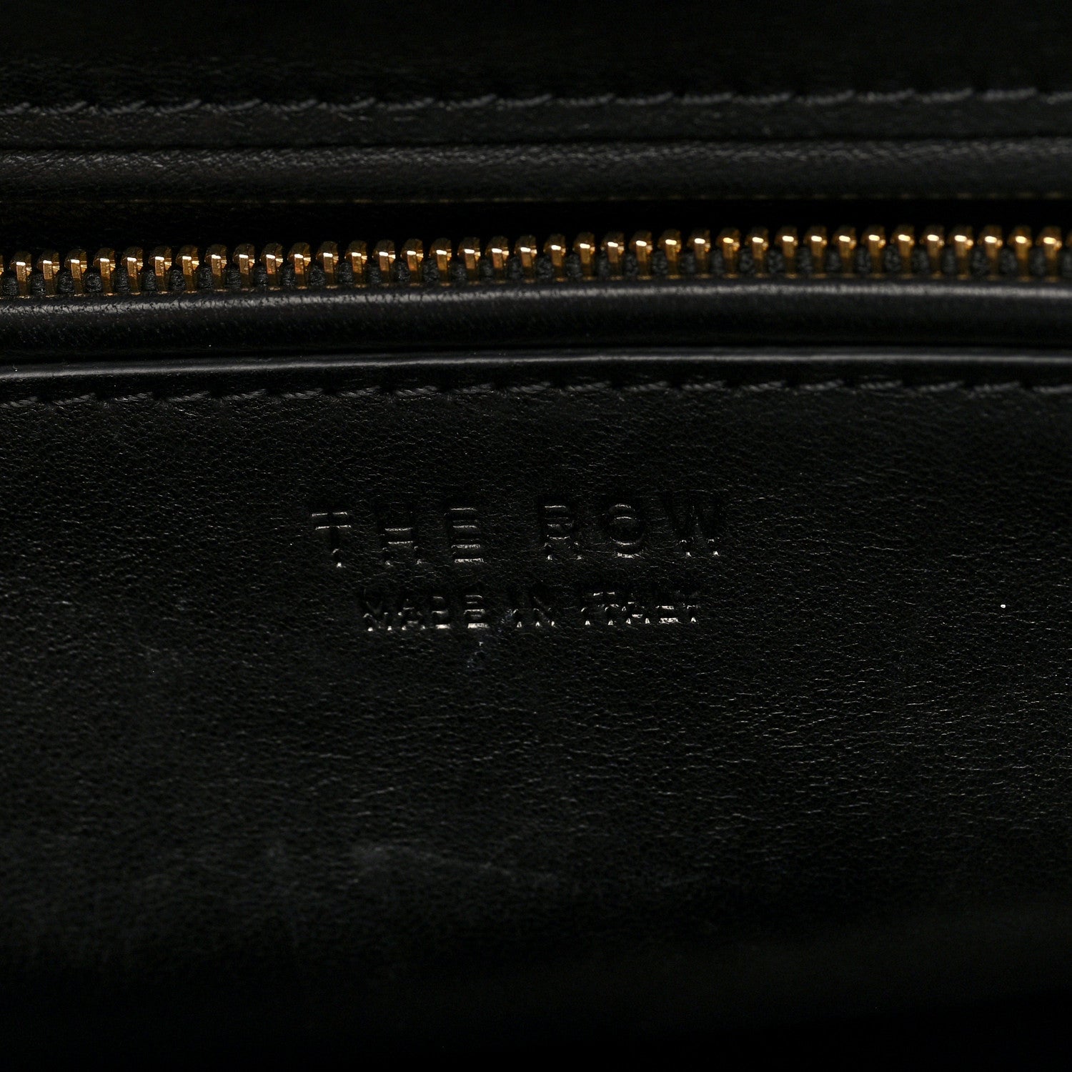 The Row Saddle Calfskin Sienna Shoulder Bag Black 6 of 9