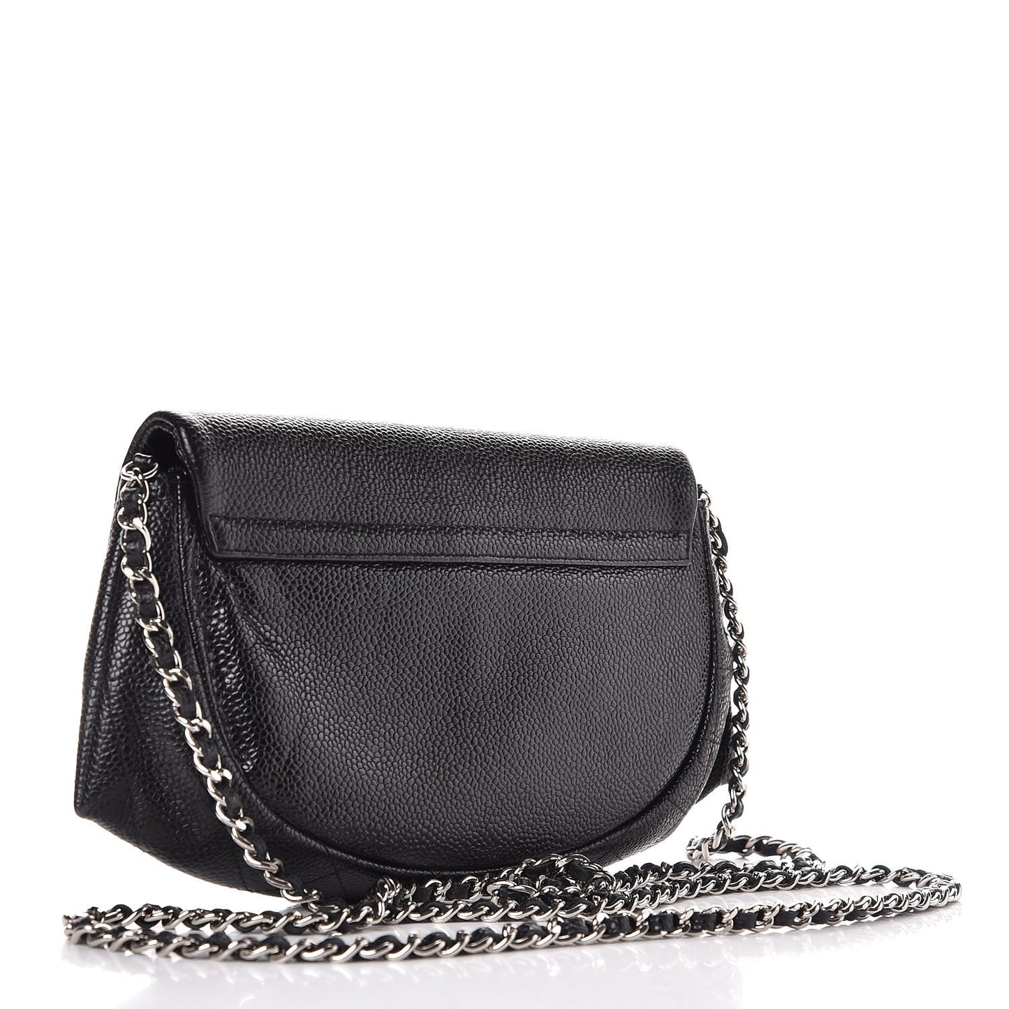 Caviar Half Moon Wallet On Chain WOC Black